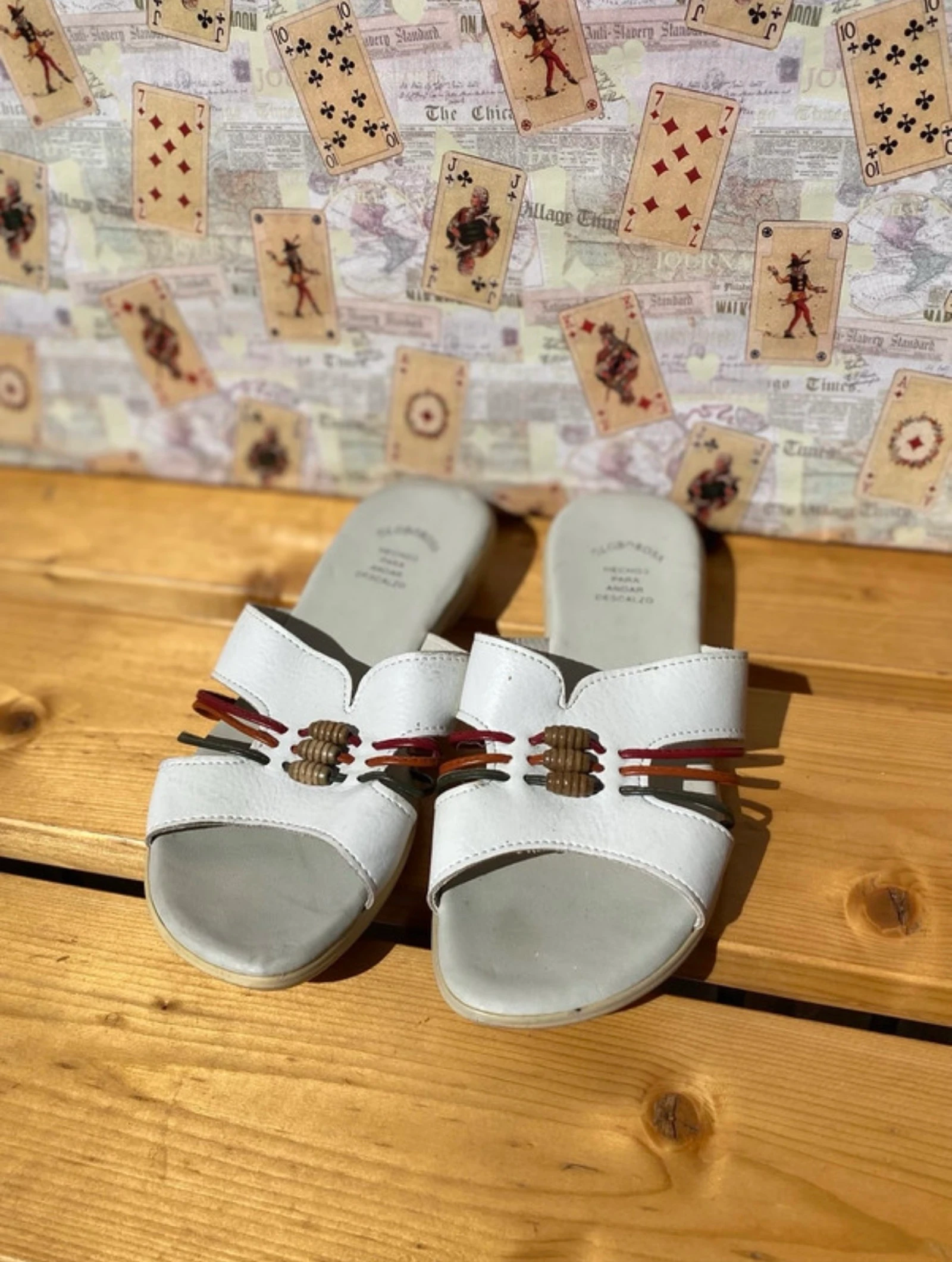 Sandalias blancas